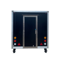 Remorque en promotion Mobile pour aliments, four à gaz/générateur, nouveau Design pour l'europe et l'europe, personnalisé, 350x210x210cm