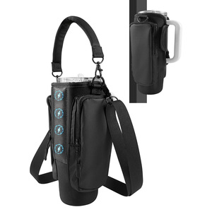 Nouvelle Arrivée : Pochette <span class=keywords><strong>de</strong></span> Transport Portable pour Bouteille d'Eau <span class=keywords><strong>de</strong></span> Sport 40oz, Sac Bandoulière pour Gobelets Isothermes avec Fermeture Magnétique - Product Image 2