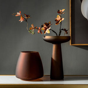 बोहेमियन क्रिस्टल ग्लास vases कस्टम स्पष्ट प्रकाश फूल vesse घर सजावट तालिका - Product Image 5