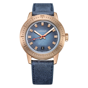 Reloj de Bronce para Hombre, 300 Metros, Estilo Retro, Sumergible, Luminoso, Mecánico - Product Image 1