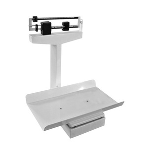 Báscula mecánica de acero para bebés con bandeja, 60 kg/150 lb, pantalla con indicador, para uso en el hogar, clínica u hospital, para bebés y niños pequeños, báscula para bebés 630 63 - Product Image 4
