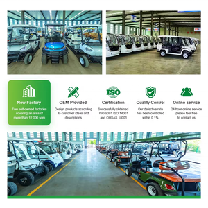 Voiturette de Golf Électrique 48v en Gros, Modèle de Chasse Tout-Terrain Homologué pour la Route, Marque de Voiture 4+2 Sièges, Mini Tramcar de Parc, Véhicule Électrique - Product Image 5