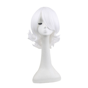 <span class=keywords><strong>Tokyo</strong></span> <span class=keywords><strong>Ghoul</strong></span> Juzo Suzuya Cosplay perruque courte blanche couches cheveux synthétiques Costume fête résistant à la chaleur fibre perruques pour jeu de rôle - Product Image 1