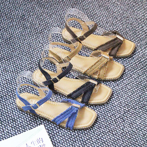 Sandales plates décontractées pour femmes - Douces et élégantes, nouveau style d'été, sandales décontractées pour femmes - Product Image 1