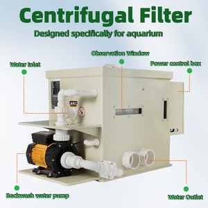 <span class=keywords><strong>Filtre</strong></span> à Tambour <span class=keywords><strong>Externe</strong></span> <span class=keywords><strong>pour</strong></span> Aquarium, Système de Filtration d'Eau, <span class=keywords><strong>pour</strong></span> Étang Koi de 20 m3 - Product Image 3