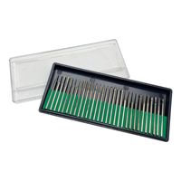30 pièces/boîte – Kit universel d'aiguilles de meulage électriques diamantées à prix abordable – Embouts de meulage pour perçage, gravure et outils de travail du pierre