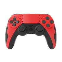   Manette de jeu sans fil et filaire pour P4 PC P3 avec double vibration, gyroscope 6 axes, pavé tactile, 600 mAh