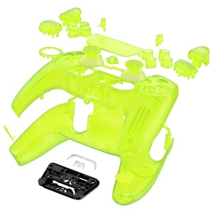 Custom Clear Replacement Full Set Shells for <b>PS5</b> <b>Controller</b> BDM-030/040/050 - Transparent Front Back Shell Housing with Buttons - Product Image 4