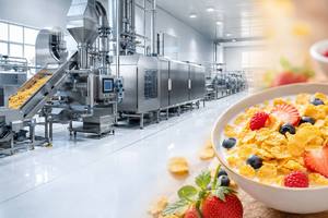 Extrusora de Aperitivos de Hojuelas de Maíz Infladas de Acero Inoxidable, Maquinaria Industrial Automática para Cereales de Maíz y <span class=keywords><strong>Avena</strong></span> - Product Image 2