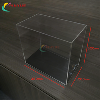 Boîte de présentation en acrylique PMMA transparente empilable personnalisée avec fermeture magnétique pour le stockage – Vente en gros