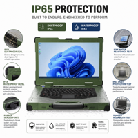 Ordinateur portable entièrement robuste, Intel Core i9 13e génération, carte graphique dédiée RTX 4060, haute performance, ordinateur portable industriel, lisible en plein soleil