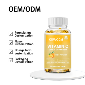 Suplemento Alimenticio OEM ODM, Cápsulas Blandas de Vitamina C, <span class=keywords><strong>Zinc</strong></span> y Equinácea, Softgel de Vitaminas para el Apoyo Inmunitario - Product Image 5