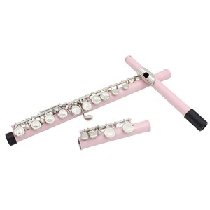 Flûte en clé C cuivre blanc avec un corps rose haute apparence beau son agréable exécution exquise pleine de vivacité - Product Image 3