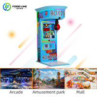 Machine de boxe multifonctionnelle intelligente avec effets lumineux, résistante à l'usure, pour centre de divertissement commercial