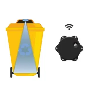 CNDINGTEK Ultrasonic Smart Bin Sensor Level Trash Bin For Waste Management IP68 NB-IoT/ LoRaWAN/Sigfox/GPRS