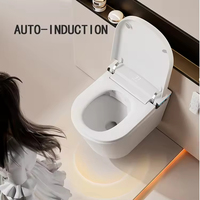 WC intelligent mural compact 52 cm, chauffant, intégré, multifonctionnel, sans pression d'eau