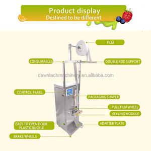 Máquina Automática de Enchimento e Selagem de Picolés Líquidos em Aço Inoxidável de Alta Velocidade - Product Image 6