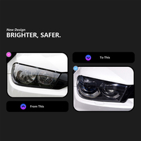 Pour Volkswagen Scirocco 2009-2017 : Ensemble de phares modifiés, finition haut de gamme, projecteur laser LED, feux de jour DRL, clignotants