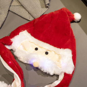 Chapeau de Noël de wapiti drôle unisexe avec oreilles mobiles Casquette de cerf marron en coton PP pour adulte/fille pour décoration d'anniversaire - Product Image 4