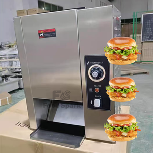 Tostadora de Cadena Transportadora Vertical, Precio Más Bajo, Máquina Comercial Eléctrica para Pan de <span class=keywords><strong>Hamburguesa</strong></span>, Tostadora de Panecillos para Hamburguesas - Product Image 1