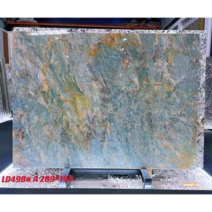 Losa de Piedra Natural Pulida, Mármol Azul <span class=keywords><strong>Amazonas</strong></span> para Paneles de Pared Interiores Modernos, Cubiertas de Mesa, Muebles de Baño - Product Image 5