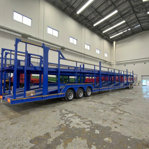 Semirremolque de plataforma plana de alta capacidad, camión volquete de plataforma baja, semirremolque de servicio pesado para transporte de materiales de construcción en África - Product Image 1