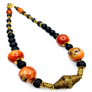 Meilleur Collier Multicouche Perlé Élégant et Fantaisie pour Femme, Bijou en Pierre d'Agate Ronde Naturelle, Pièce Tendance en Pierre Précieuse - Product Image 3