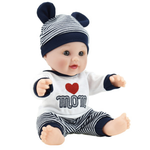 Chinesische Fabrik 12-Zoll Plastik-Reborn-Puppen Weiches Spielzeug für Jungen und Mädchen Direktverkauf in Vier Farben Schwarz Rot Blau Grün - Product Image 5