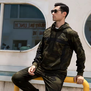Ropa Deportiva Personalizada con Logotipo para Hombre, Conjunto Deportivo de Camuflaje <span class=keywords><strong>a</strong></span> Prueba de Viento para Otoño e Invierno - Product Image 2