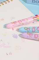 Mignon Style Acrylique Cristal Diamant Conception Stylo À Bille Dix Couleurs 0.7mm Largeur D'écriture pour Scrapbook Journaux ou Dessin