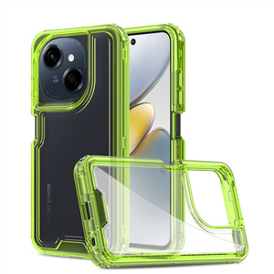 Fabricación al por mayor funda TPU + PC 3 capas transparente a prueba de golpes funda de teléfono para <span class=keywords><strong>Redmi</strong></span> Note 14 Pro/A5/14C/14 Pro +/14S/13 Pro +/10A/<span class=keywords><strong>10C</strong></span> - Product Image 5