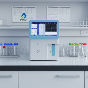 جهاز تحليل الدم البيطري الاقتصادي من EUR VET، آلة فحص الدم <span class=keywords><strong>CBC</strong></span>+CIFF، محلل الدم ذو 5 أجزاء - Product Image 1