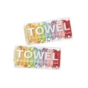 FXL Cheap Custom Face Hand Magic Cotton Soft Compressed Towels Portable Disposable Travel Compressed Towel