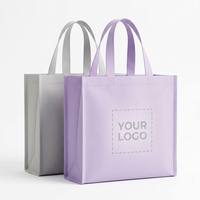Sac fourre-tout réutilisable en non-tissé 3D à logo personnalisé, robuste, pour spa, salon de beauté, bien-être, coffret cadeau, grand format