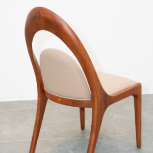Modern Designer Dining Chair Solid Walnut Wood <b>Frame</b> Precision Mortise and Tenon Construction for Home Hotel Restaurant PISANO - Product Image 5