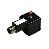 Vanne Solénoïde EB-G1N03Q01A-12MD Type A M12 Mâle Étanche IP67 Diode LED 24V DC 10A