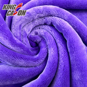 Tissu en flanelle double face uni, 100 % polyester, doux pour la peau, chaud et confortable, personnalisable en couleur par l'usine Kingcason, pour vêtements - Product Image 5