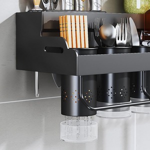 Mới Nhà Bếp Đa Chức Năng Treo Tường Kim Loại Đồ Dùng Nhà Bếp Lưu Trữ Giá Gia Vị Giá Công Cụ Chủ Dao Rượu Vang Kệ Cho Tổ Chức - Product Image 4