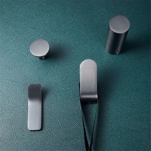 Gun Gray Chrome-Plated Iron Modern Bathroom Wall <b>Hook</b> Single <b>Hook</b> Coat <b>Hook</b> for Tools - Product Image 1