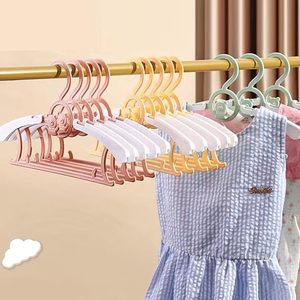 360&deg; Swivel Hook Baby <strong>Hanger</strong> Non-Slip Clothes <strong>Hangers</strong> Adjustable Toddler <strong>Hanger</strong> for Girl Boy Infant Kid - Product Image 5