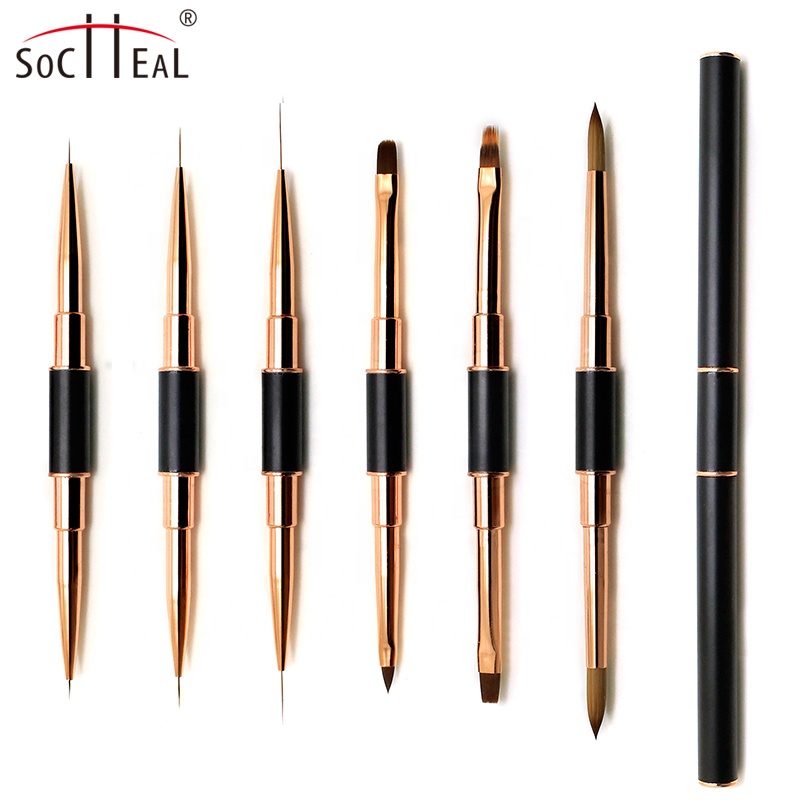 Juego de 6 pinceles para uñas