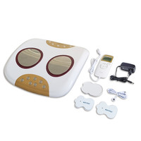 Stimulateur musculaire EMS, appareil de physiothérapie TENS, soulagement de la douleur au niveau des épaules, des jambes et du cou, masseur lombaire avec chauffage