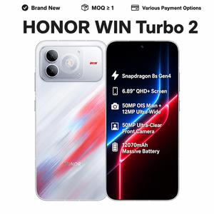 Original 2026 Honor WIN Turbo 2, Appareil photo principal 50MP OIS + Caméra ultra grand angle 12MP, Objectif frontal 50MP, Snapdragon 8s Gen4, Écran QHD+ 6.89 pouces - Product Image 1