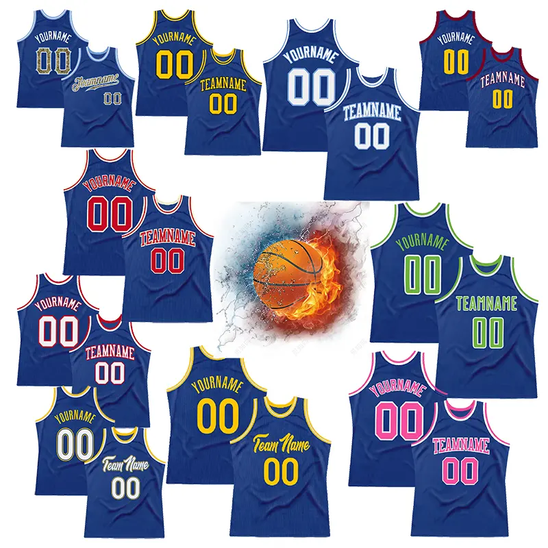 Großhandel kunden spezifische Basketball-Shirts Bestseller Unisex-Trikot Beste Qualität #00 Basketball-Trikot