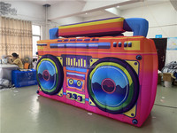 Boîte gonflable de boom de radio gonflable d'éclairage pour la décoration de festival de musique