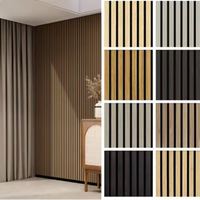 Panneaux acoustiques muraux décoratifs en bois durables, insonorisants pour studio, bureau, home cinéma