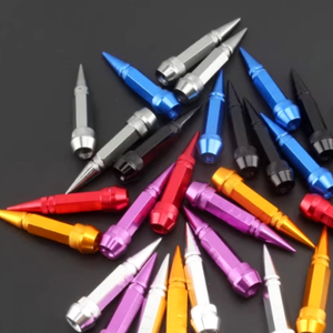 Pièces automobiles modifiées Bullet Head Valve Core 60mm Tire Valve Cap pour Bicycle Motorcycle Universal - Product Image 2