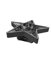 Luz LED RGB Retro de 150W con Efecto Cinco Estrellas 4 en 1, Luz de Efecto DJ con Control de Píxeles Bee Eye, Adecuada para KTV, Bares y