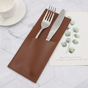 Porte-<span class=keywords><strong>couverts</strong></span> jetables contemporains en acier inoxydable, cuillère, fourchette, organisateur, <span class=keywords><strong>pochette</strong></span> pour restaurant, utilisation en fête - Product Image 5