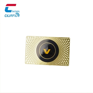 Chuangxinjia Khắc Tùy Chỉnh In Ấn Hoặc Trống Kinh Doanh <span class=keywords><strong>NFC</strong></span> Chip Kim Loại Thẻ - Product Image 4